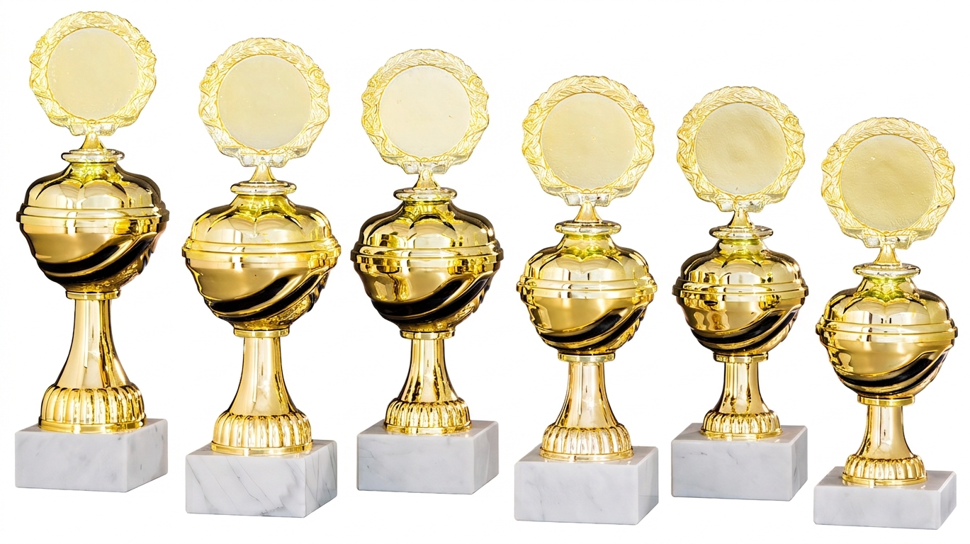 Pokal Isidore 20,8 cm Gold-Schwarz