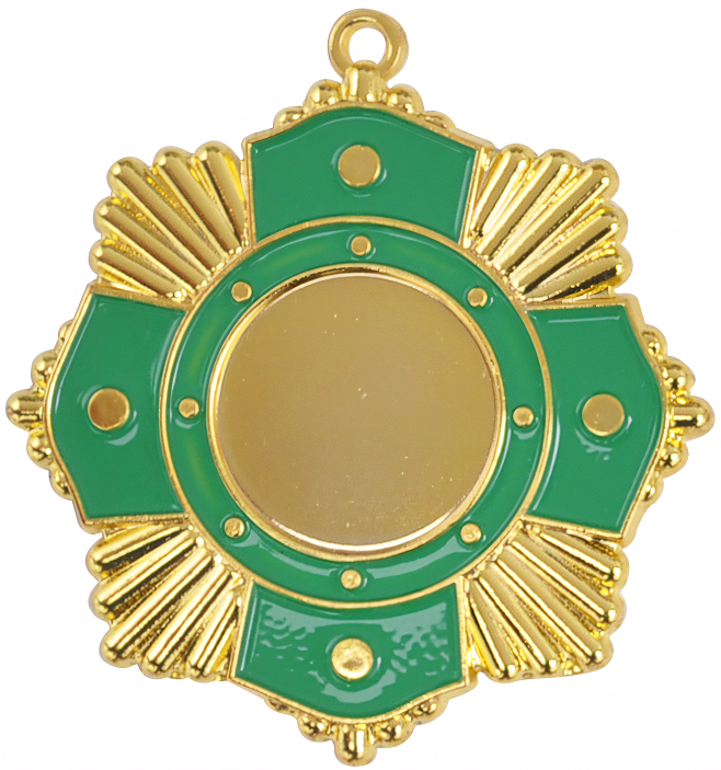 Medaille Egbert Ø65 mm Bronze-Gold-Silber