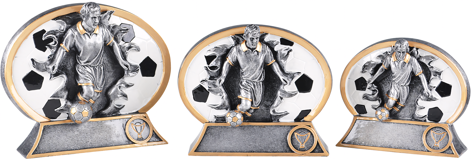 Trophäe Louise 16 cm Gold-Silber