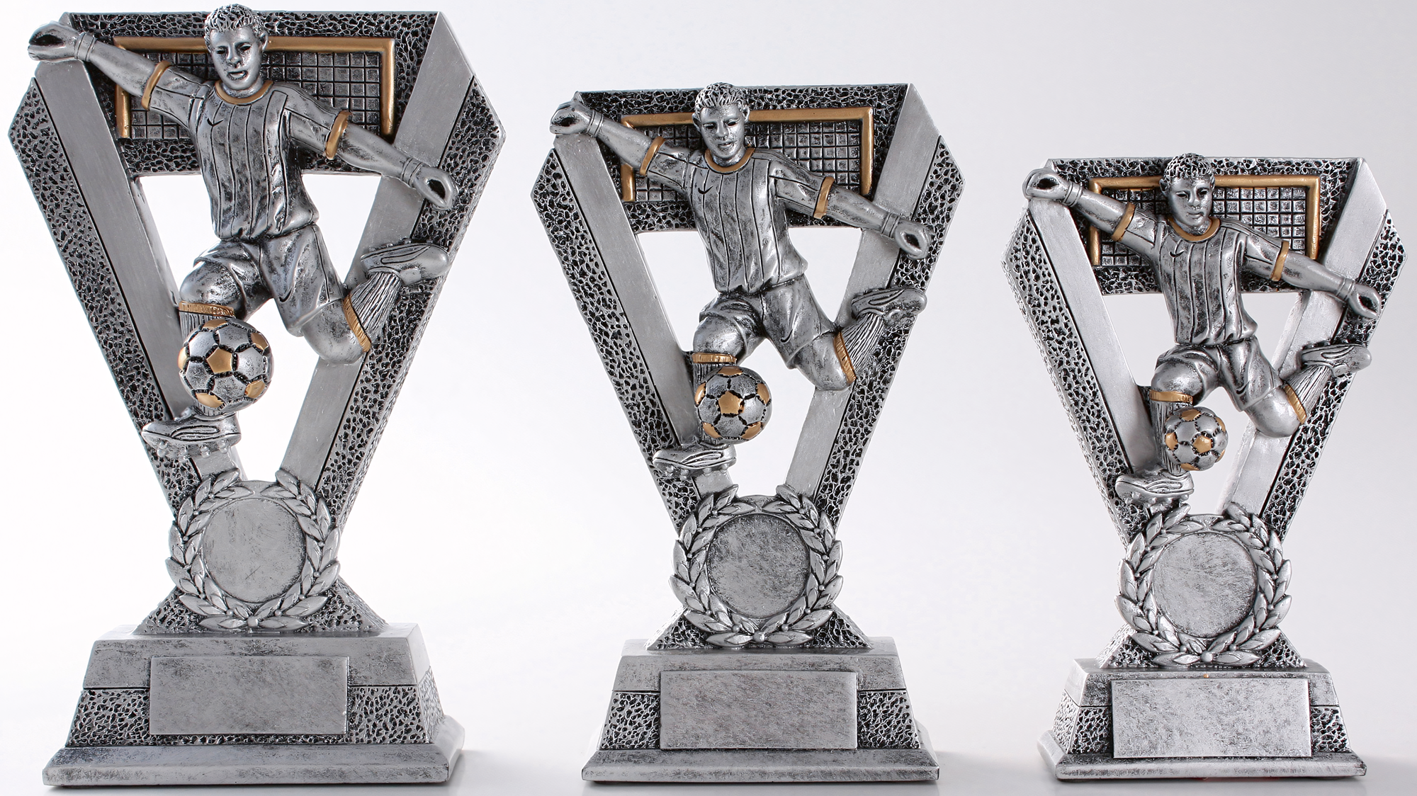 Trophäe Charlotte 18,2 cm Gold-Silber