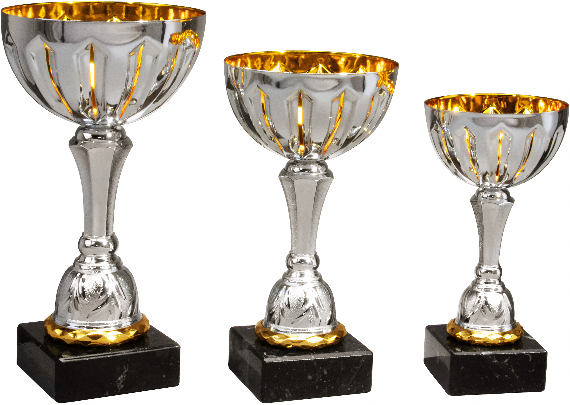 Pokal Louis 25,5 cm Gold-Silber