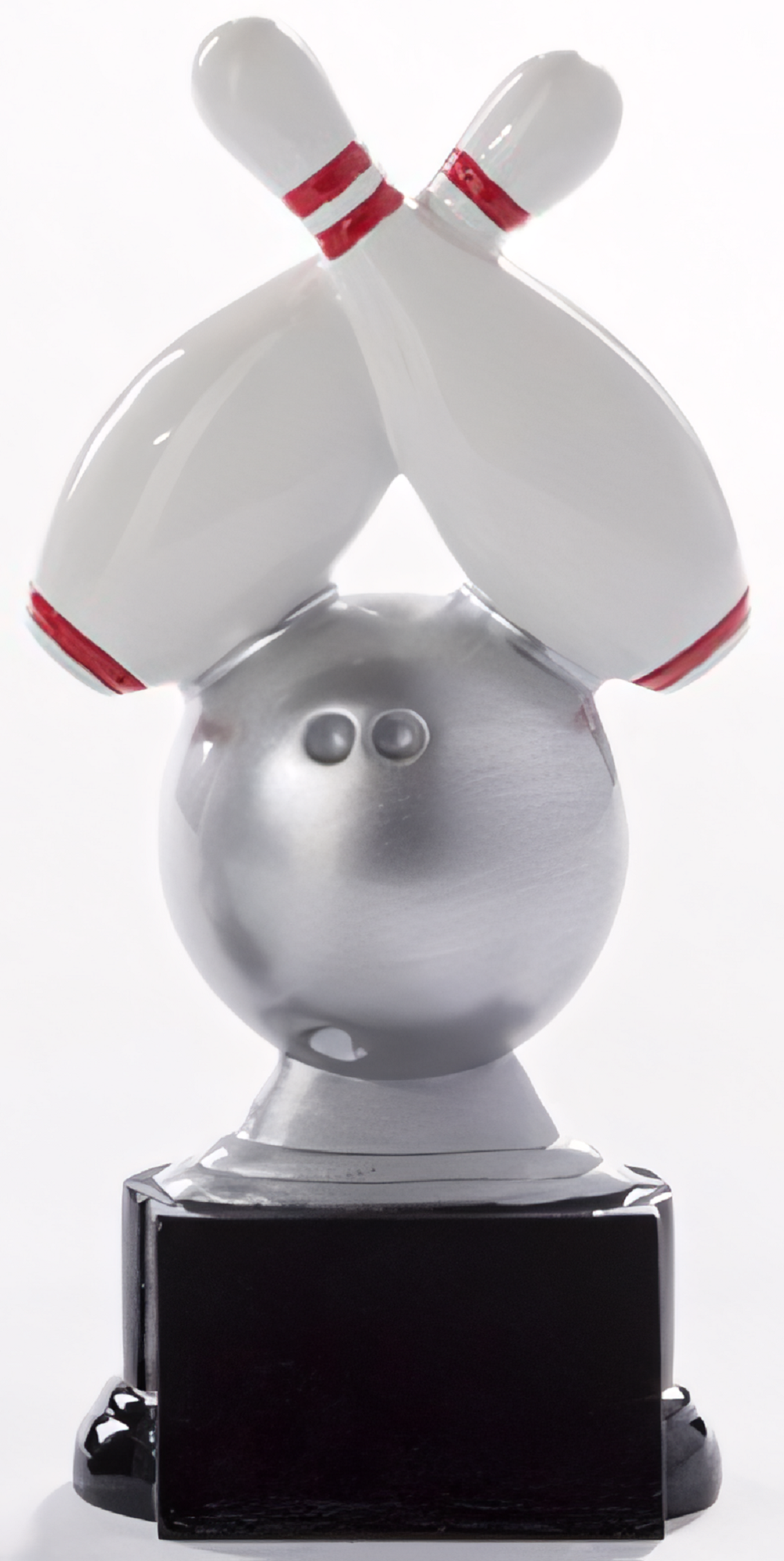 Trophäe Alisa 16 cm Rot-Silber-Weiß