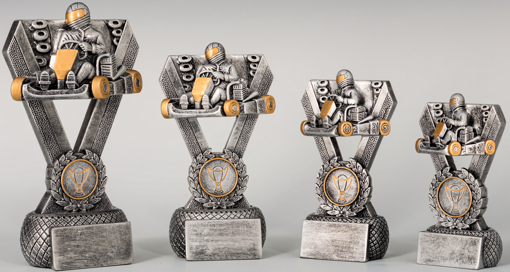 Trophäe Liliana 12,6 cm Gold-Silber