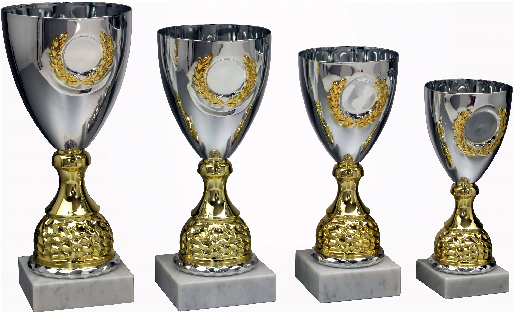 Pokal Cornelia 40,5 cm Gold-Silber