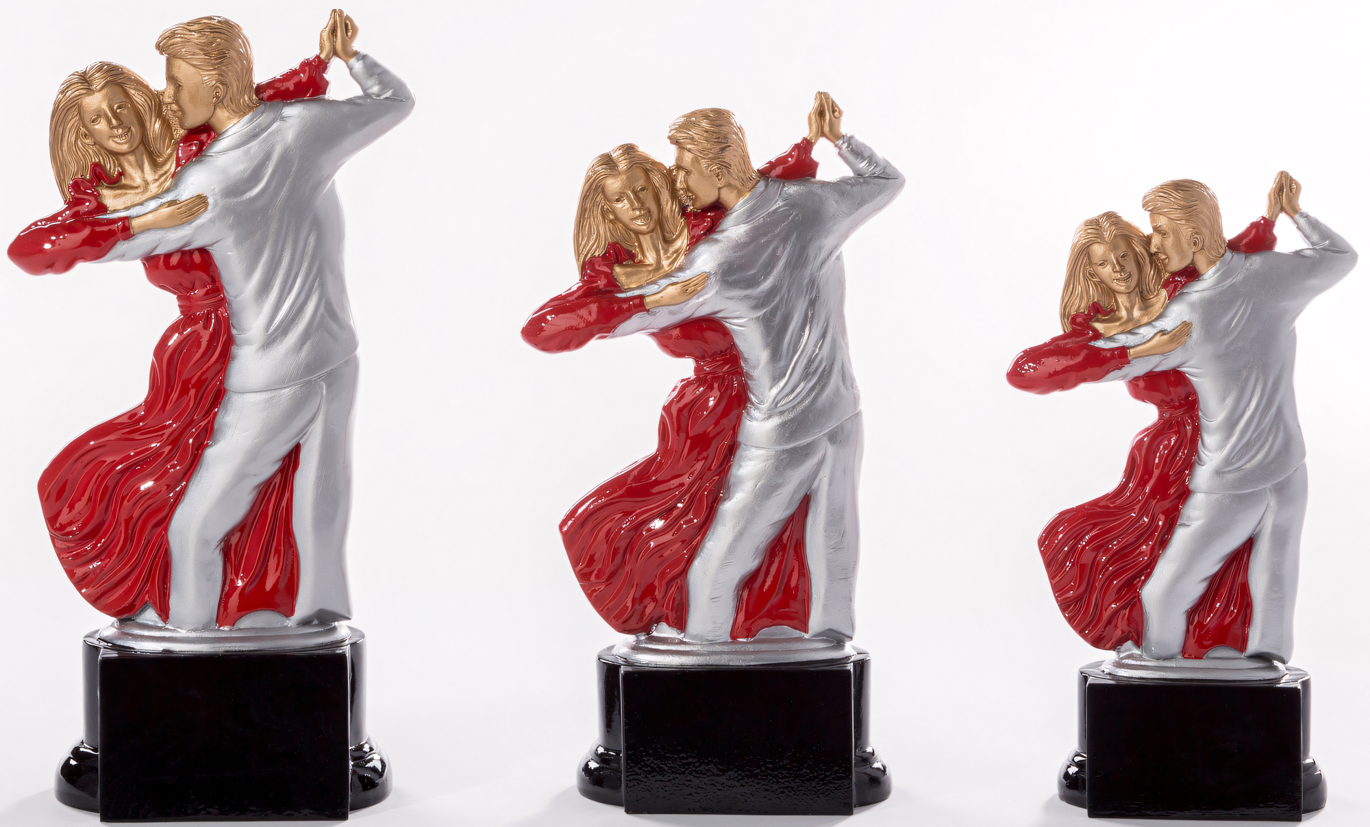 Trophäe Constantine 16 cm Grau-Rot