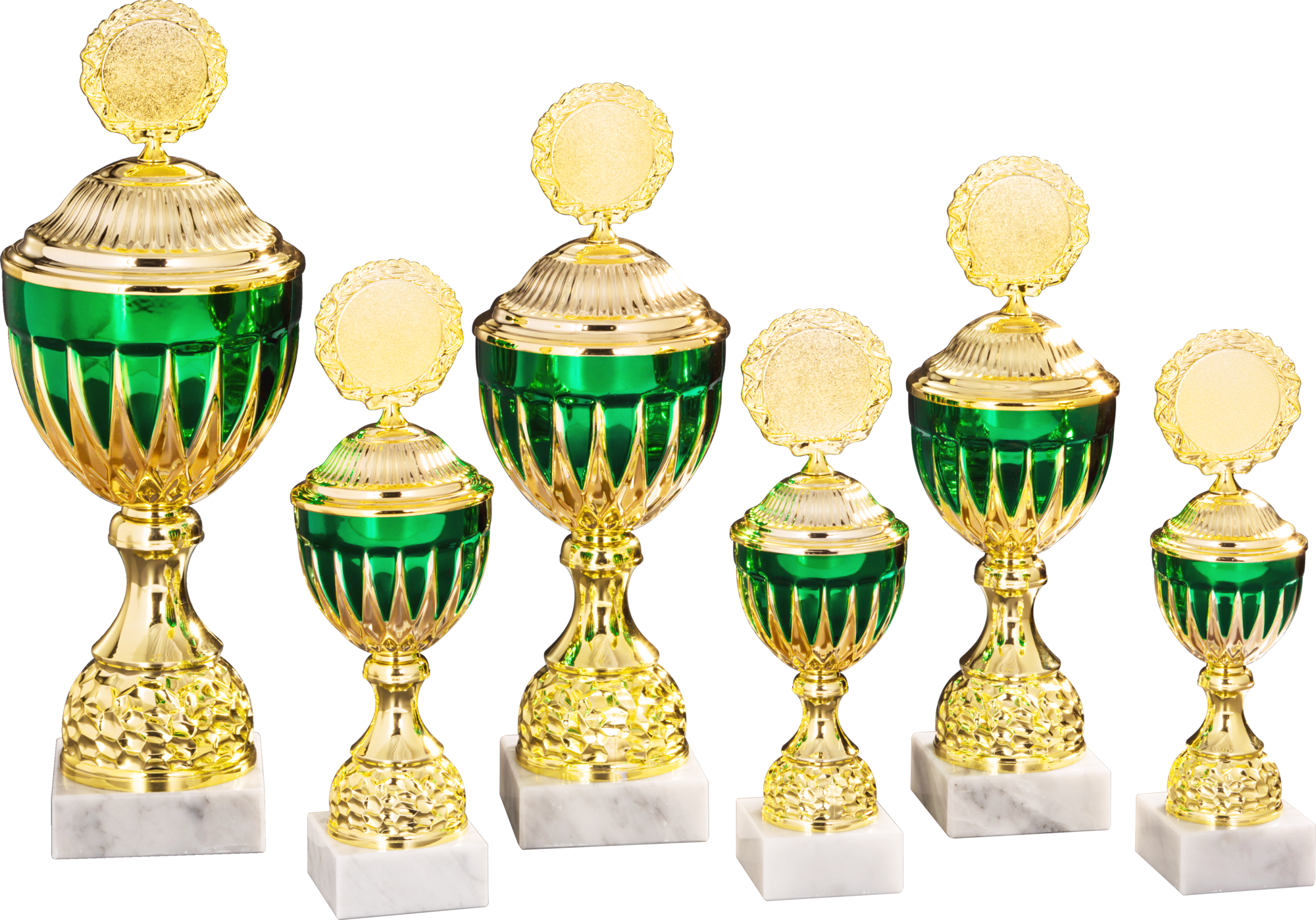 Pokal Frédérique 25,8 cm Gold-Grün