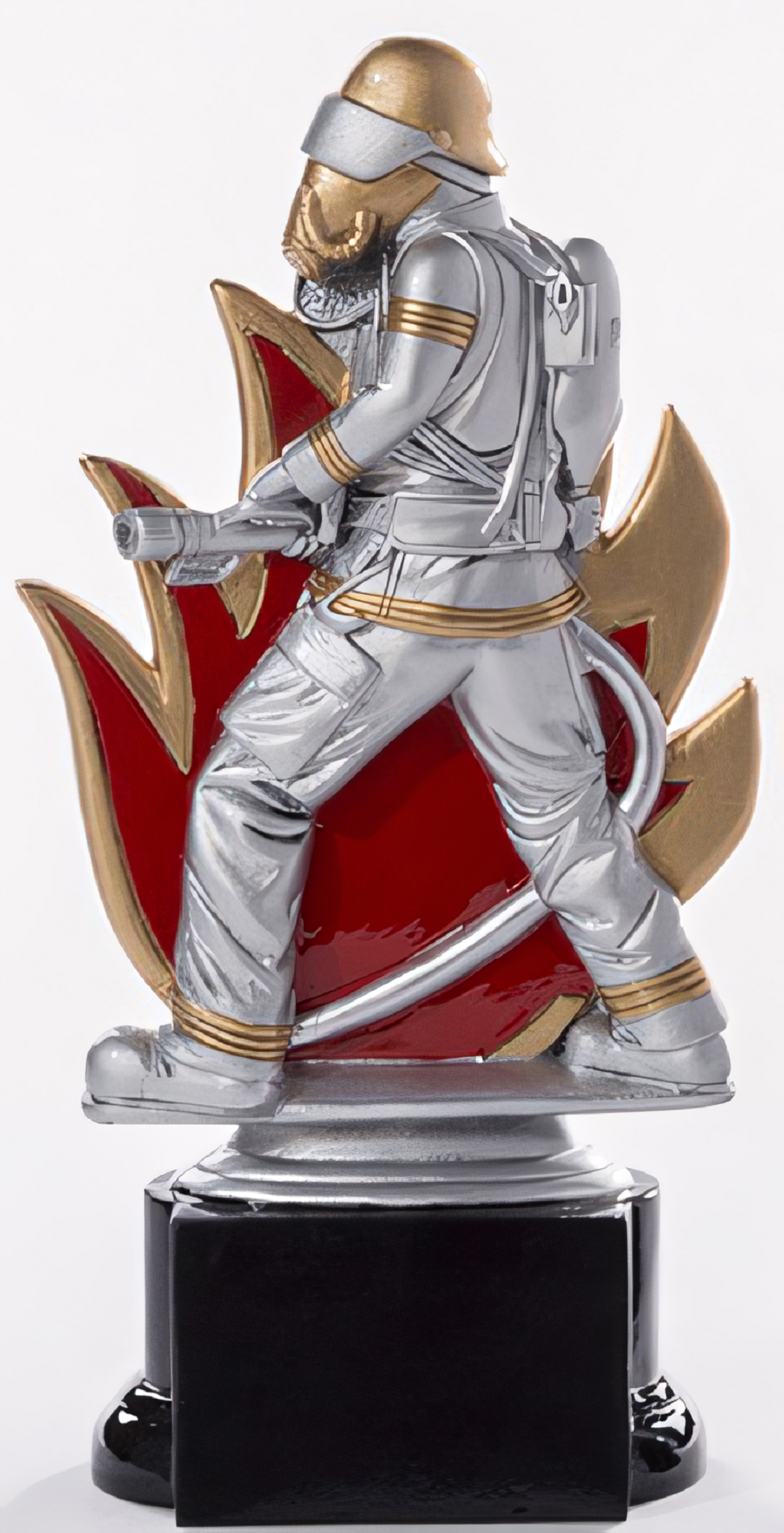 Trophäe Beatrix 20 cm Gold-Grau-Rot