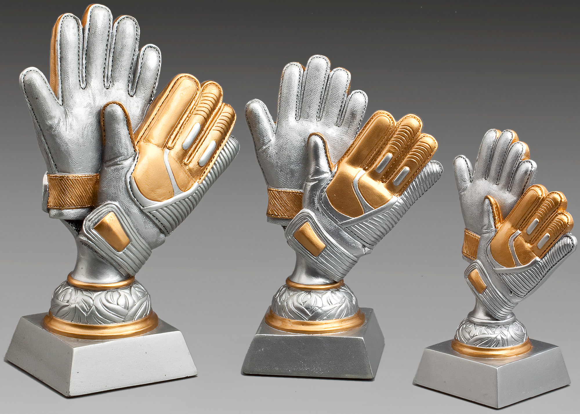 Trophäe Gustav 14 cm Gold-Silber
