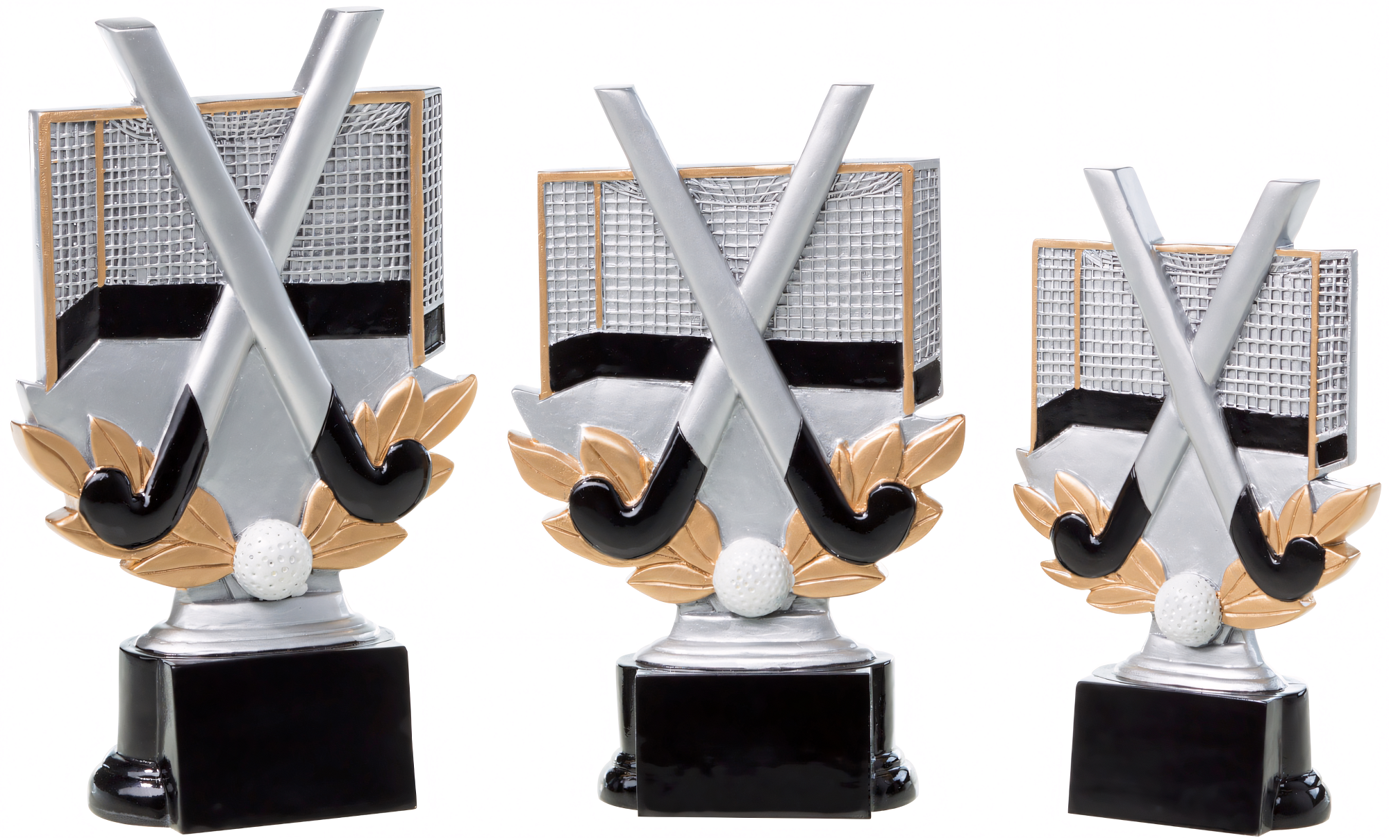 Trophäe Clarence 16 cm Gold-Grau