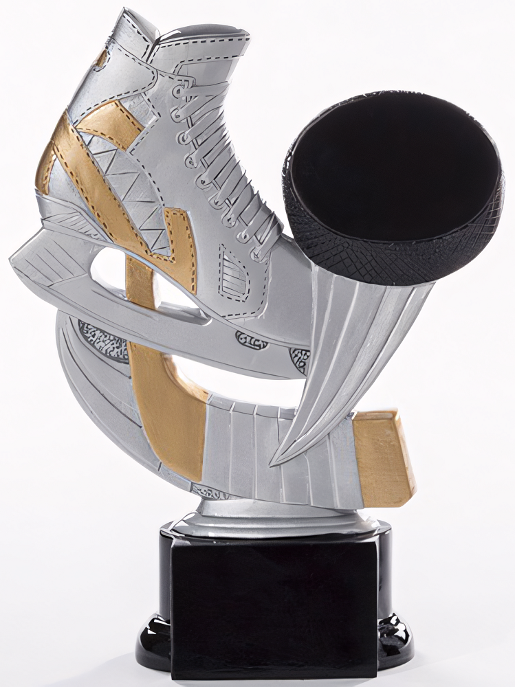Trophäe Augustin 20 cm Gold-Grau