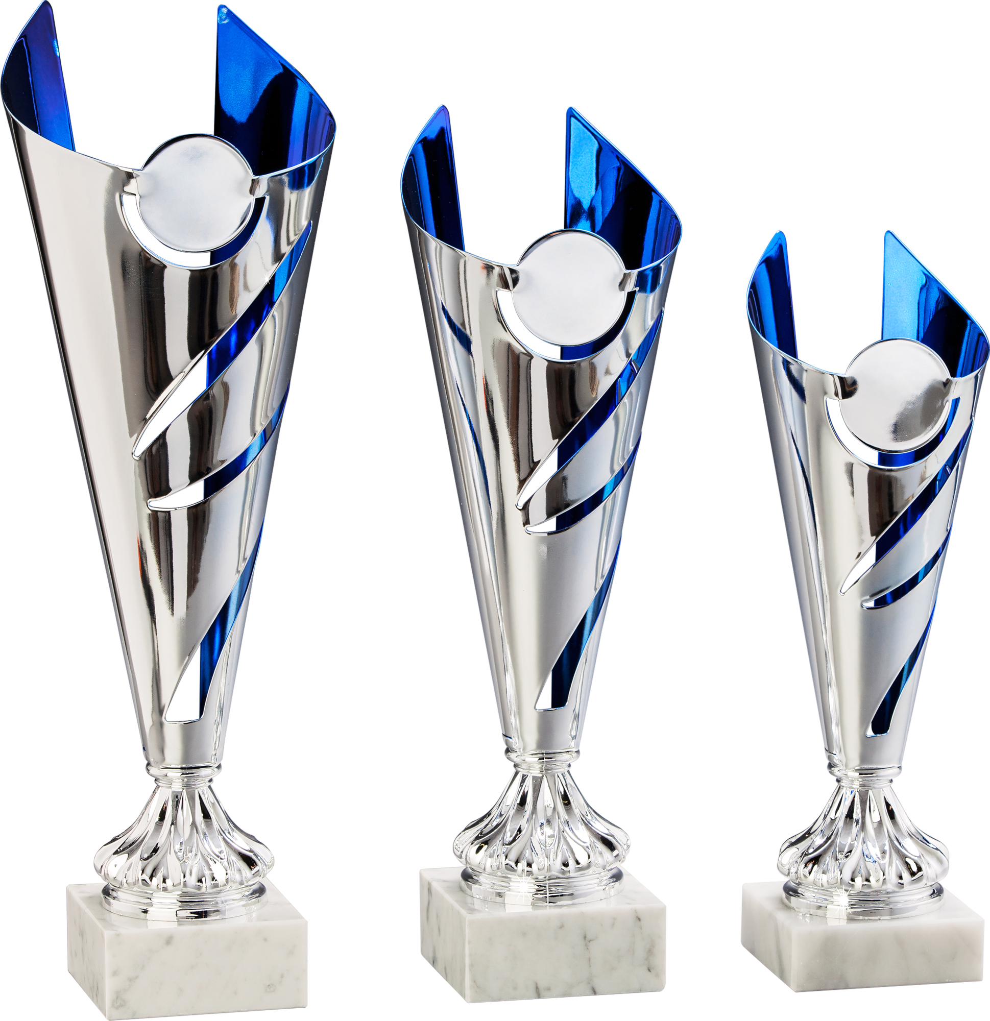 Pokal Juliana Blau-Silber
