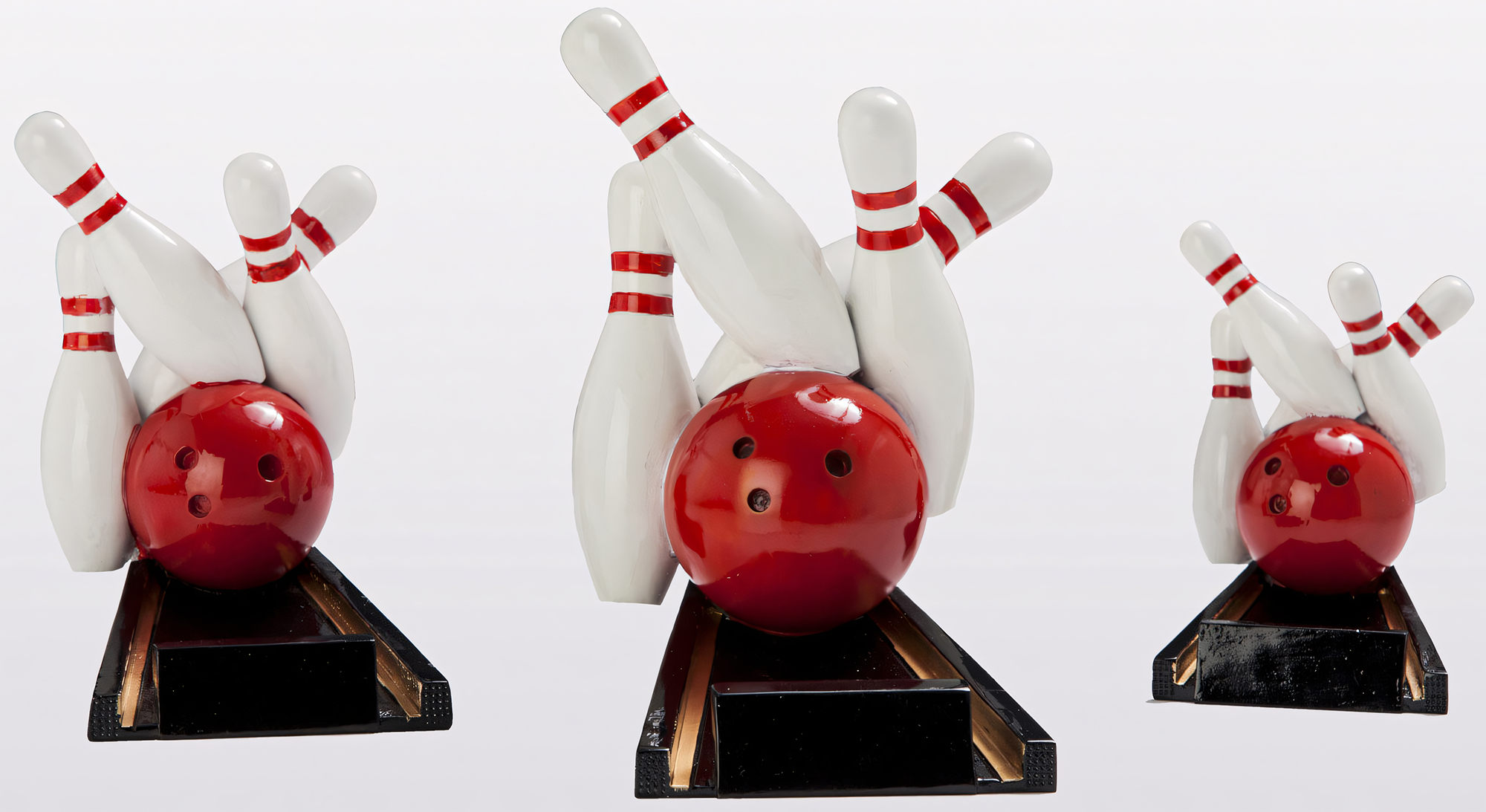Trophäe Alfons 14,5 cm Rot-Weiß