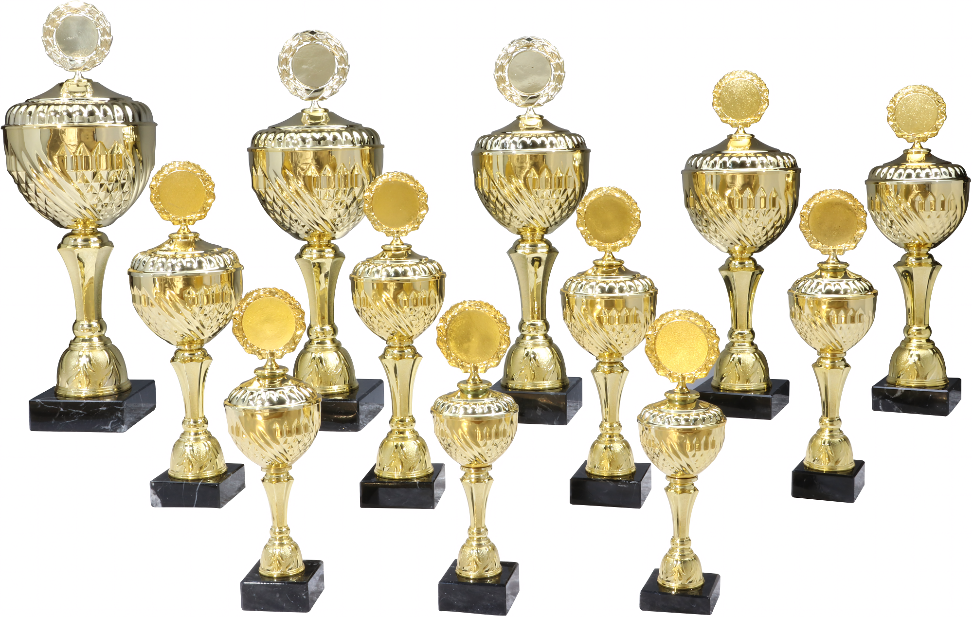 Pokal Manfred 35 cm Gold
