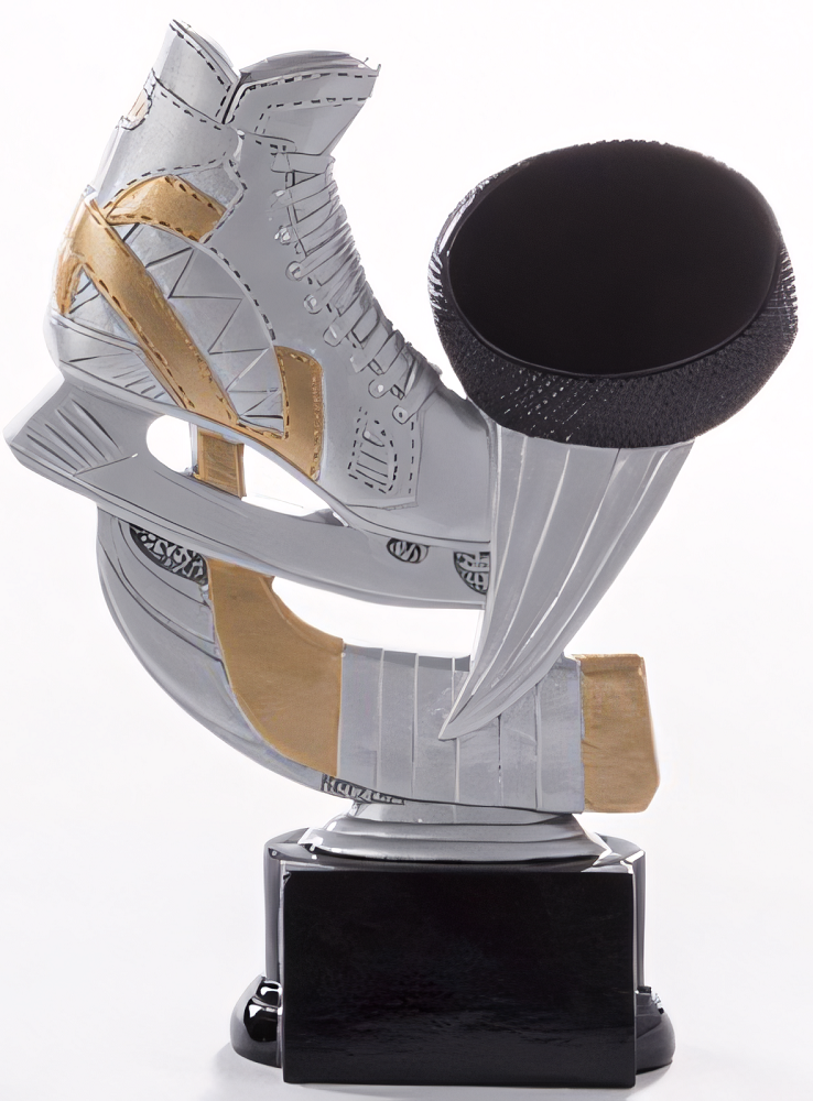 Trophäe Augustin 16 cm Gold-Grau