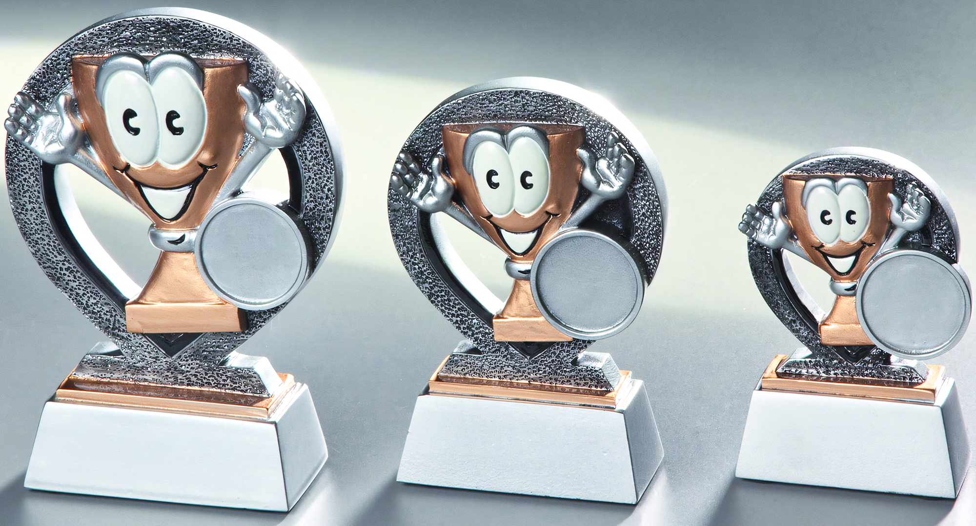 Trophäe Oscar Gold-Silber