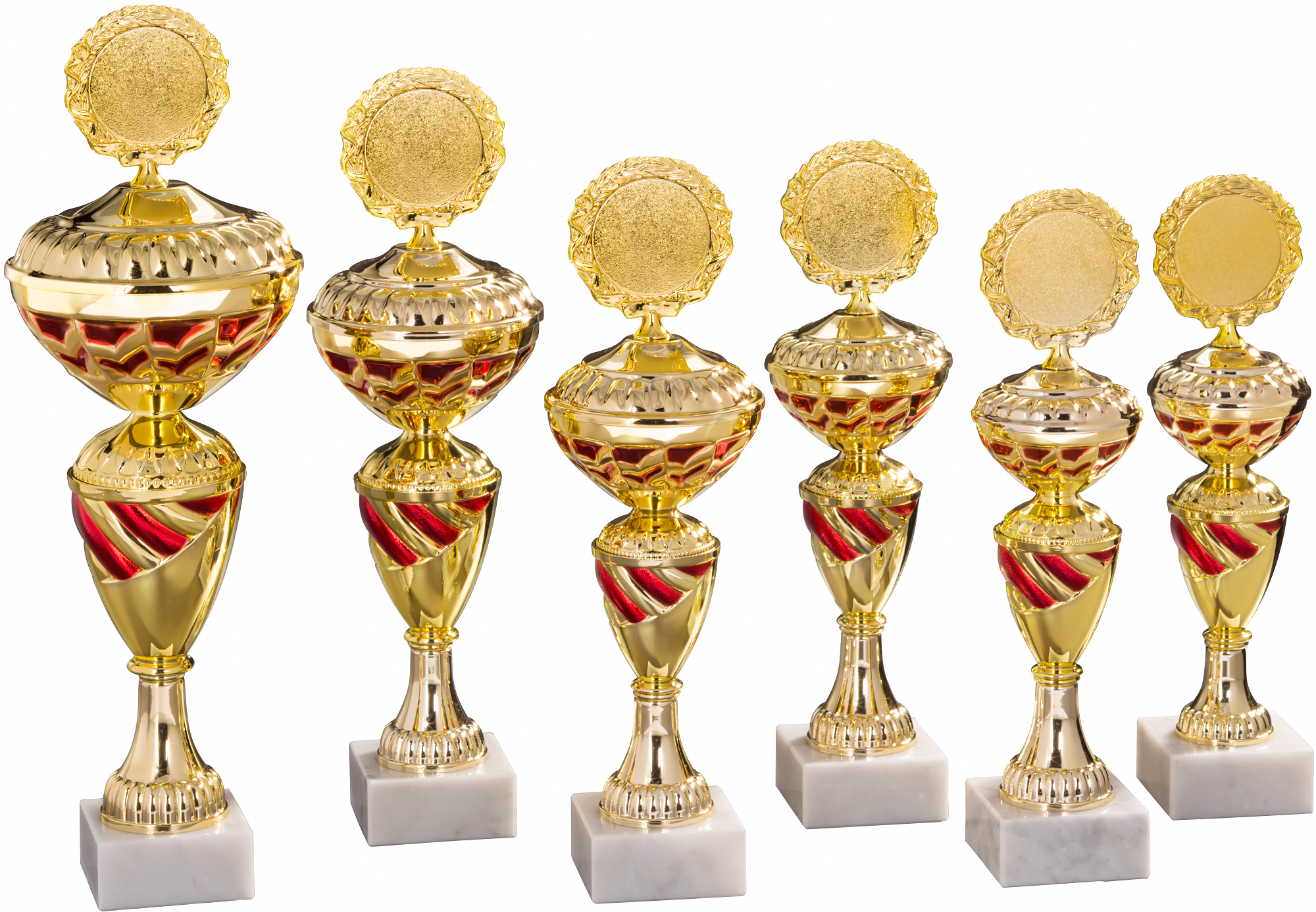 Pokal Eleonore 29 cm Gold-Rot