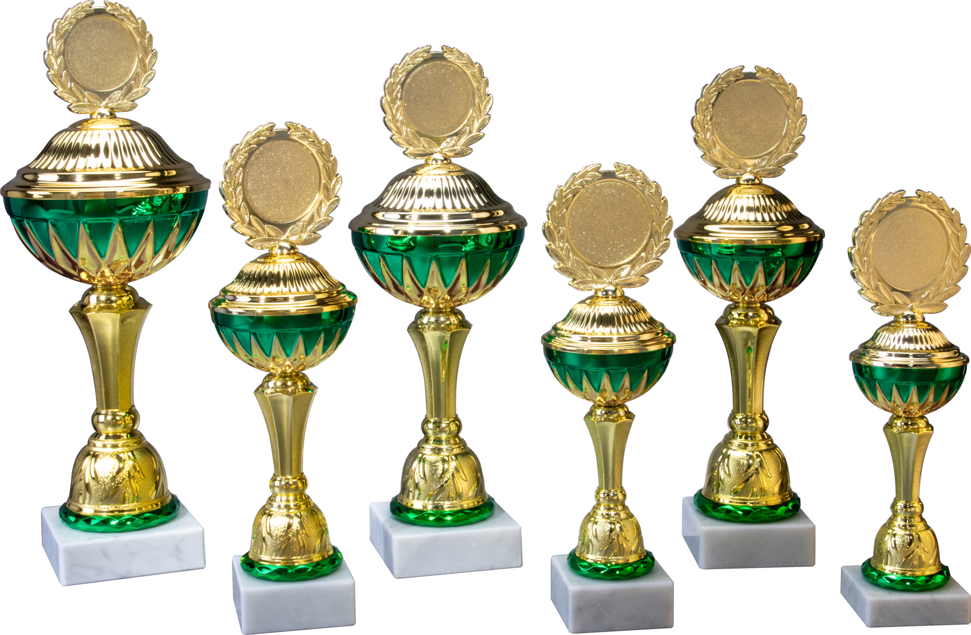 Pokal Elizabeth 31,5 cm Gold-Grün
