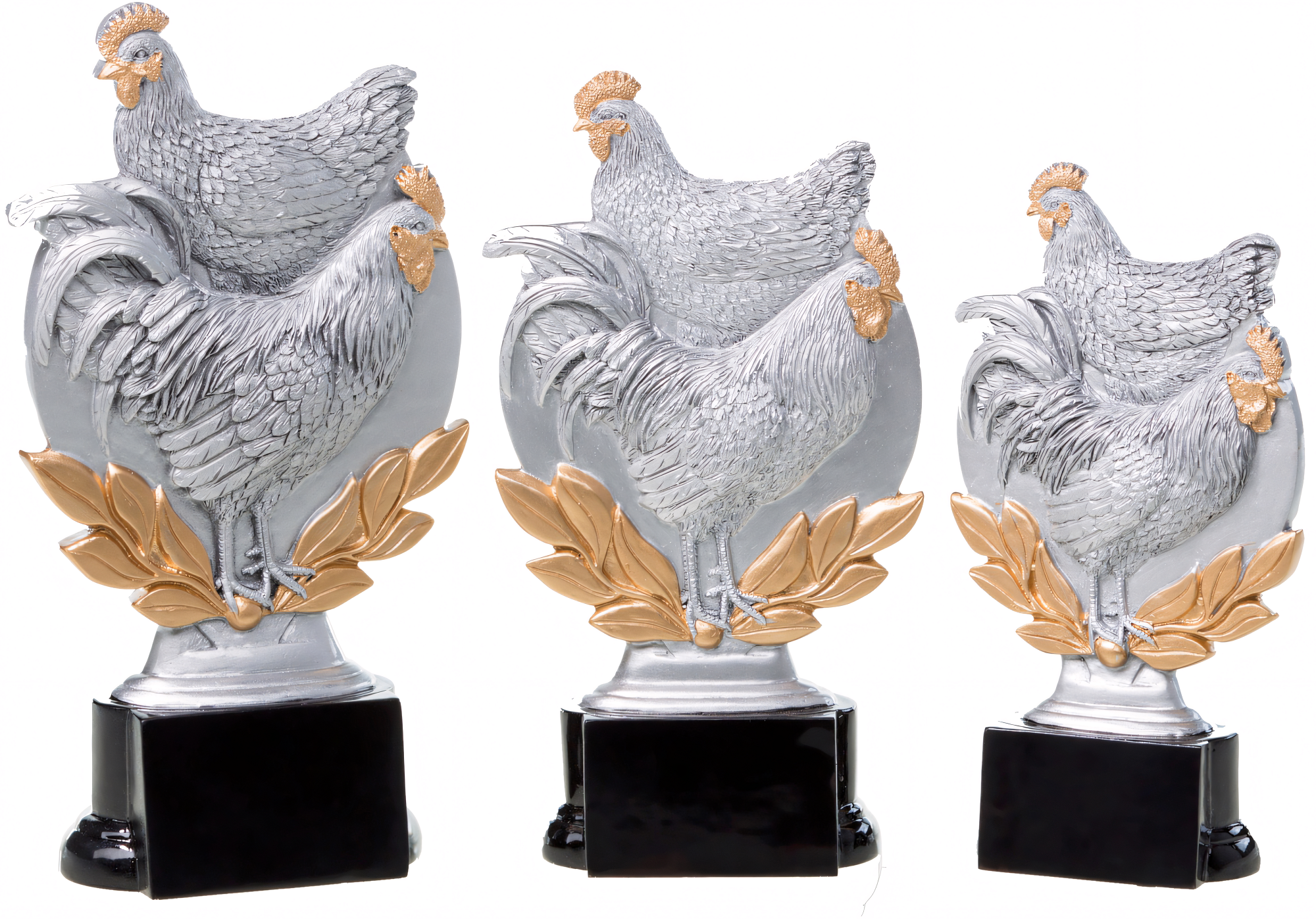 Trophäe Conrad 16 cm Gold-Grau