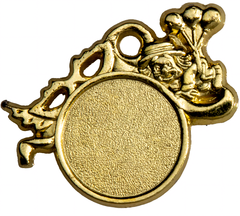Medaille Sylvia Ø50 mm Gold
