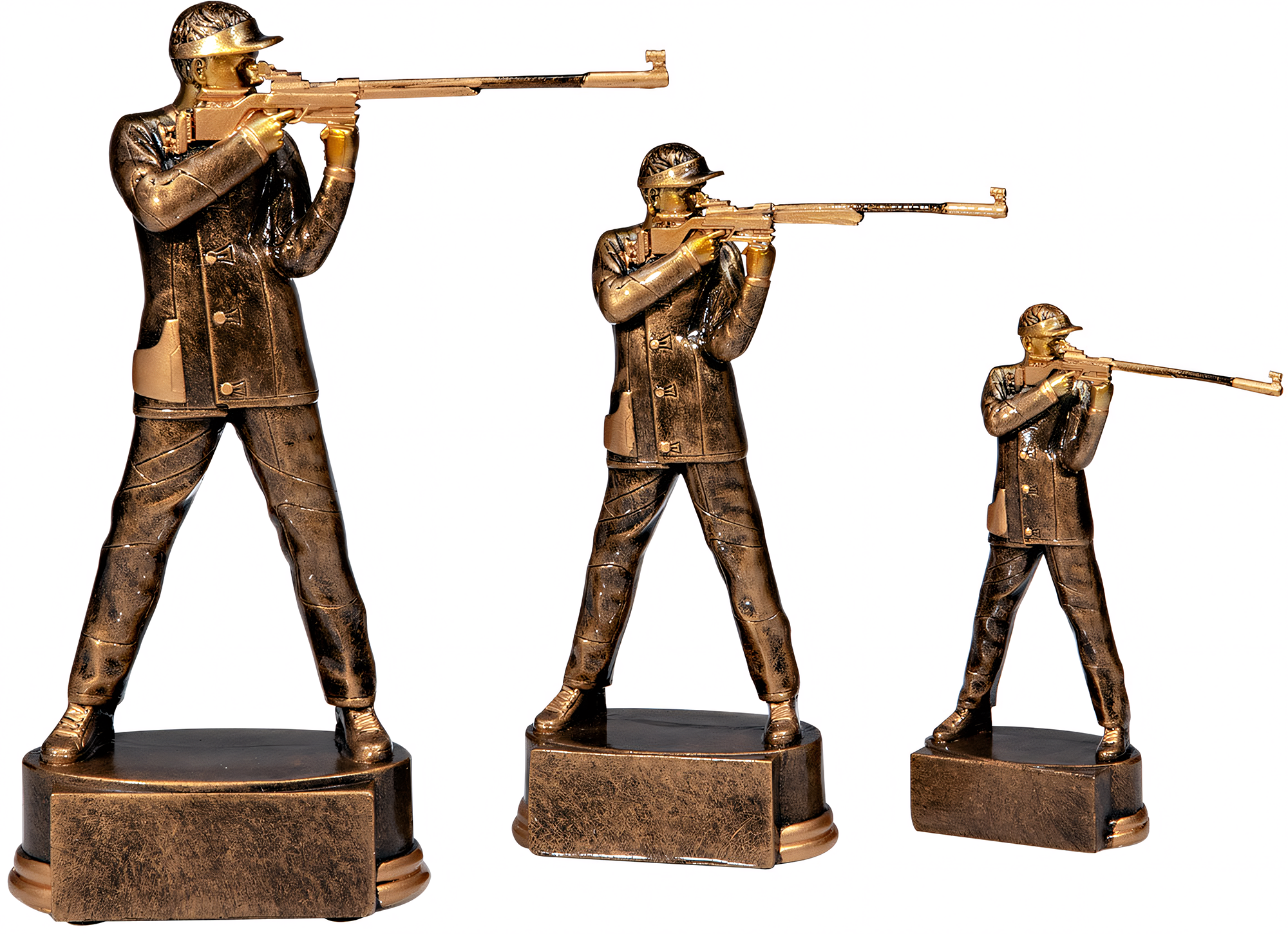 Trophäe Ottilie 21 cm Bronze-Gold