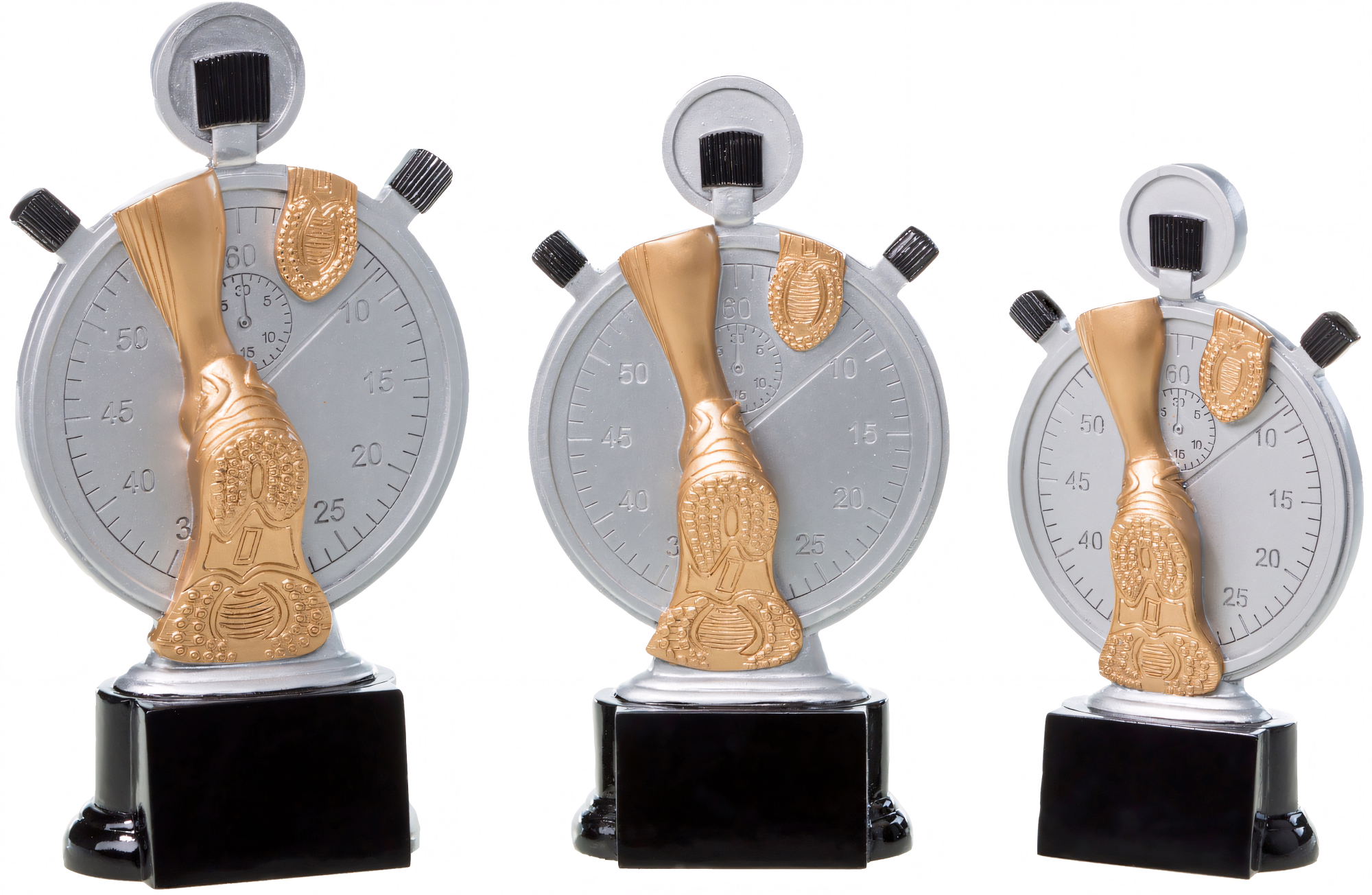 Trophäe Corinna 16 cm Gold-Grau