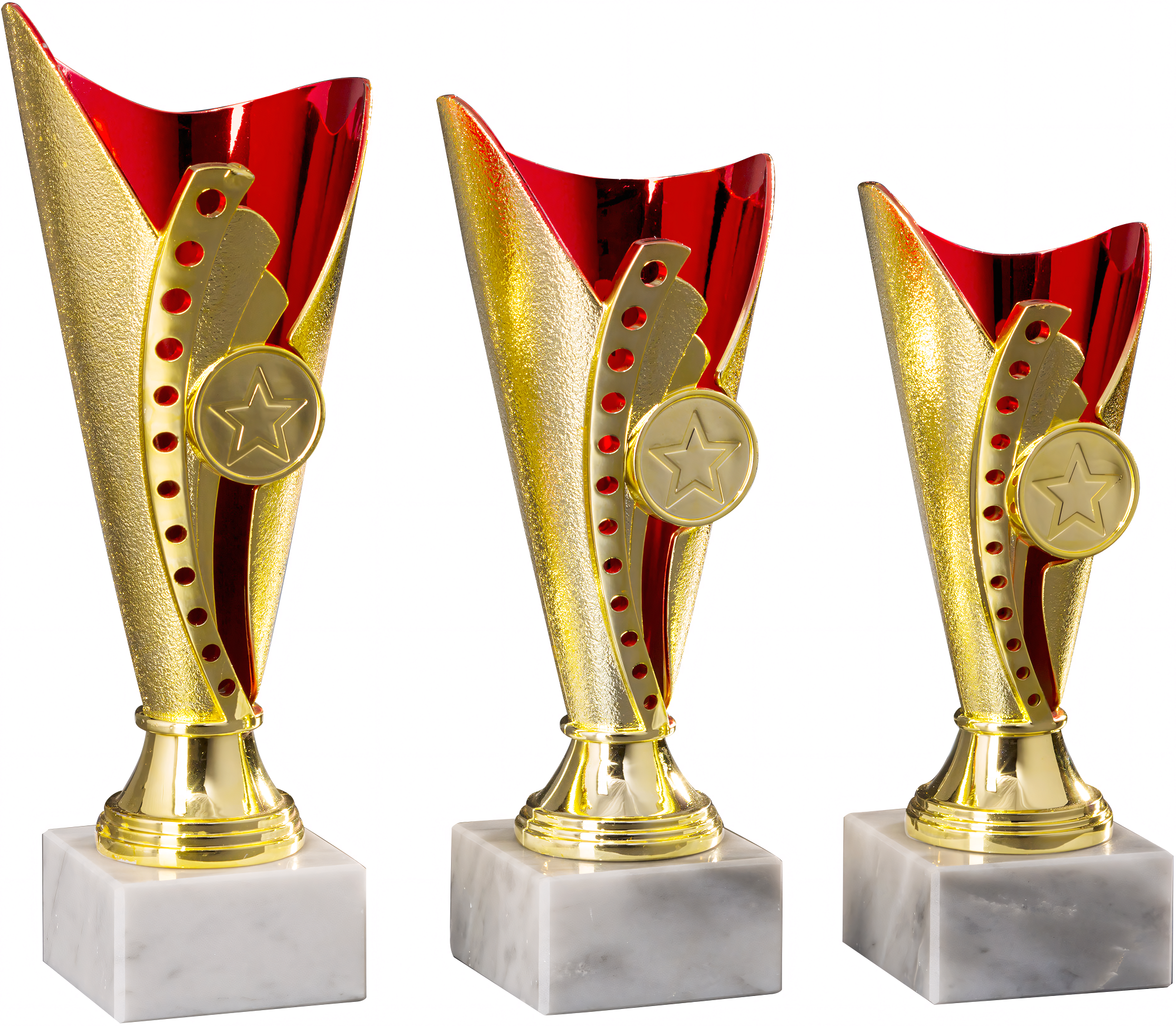 Pokal Rosemarie Gold-Rot