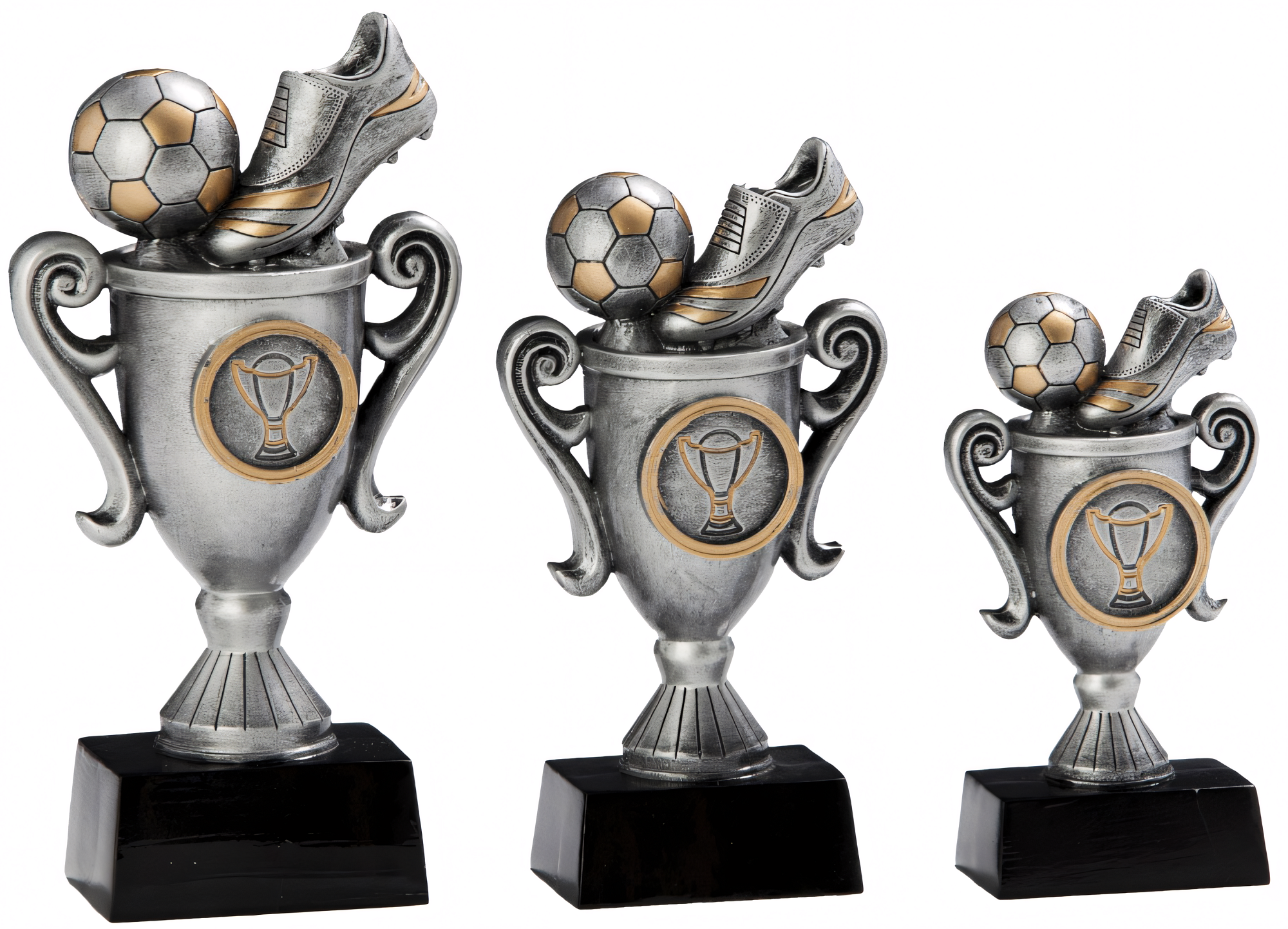 Trophäe Manfred 14 cm Gold-Silber