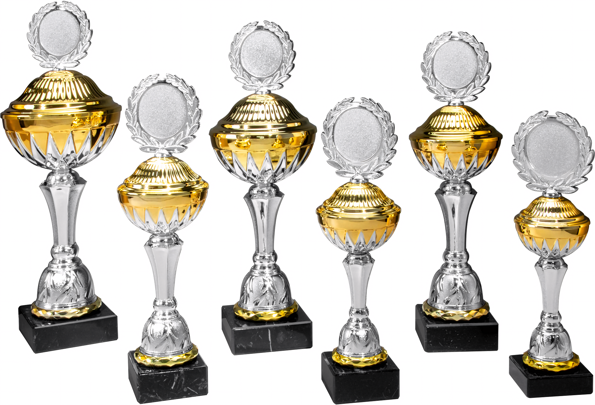 Pokal Mary 39,5 cm Gold-Silber