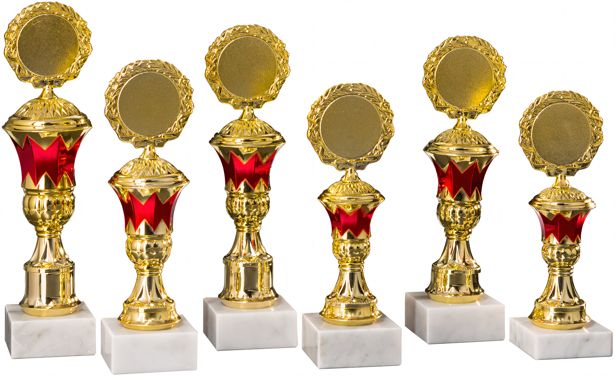 Pokal Seraphina 26,5 cm Gold-Rot