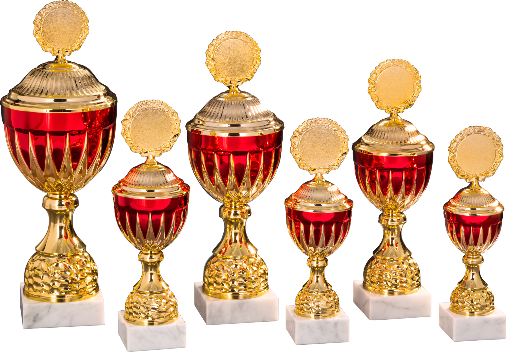 Pokal Felicitas 25,8 cm Gold-Rot