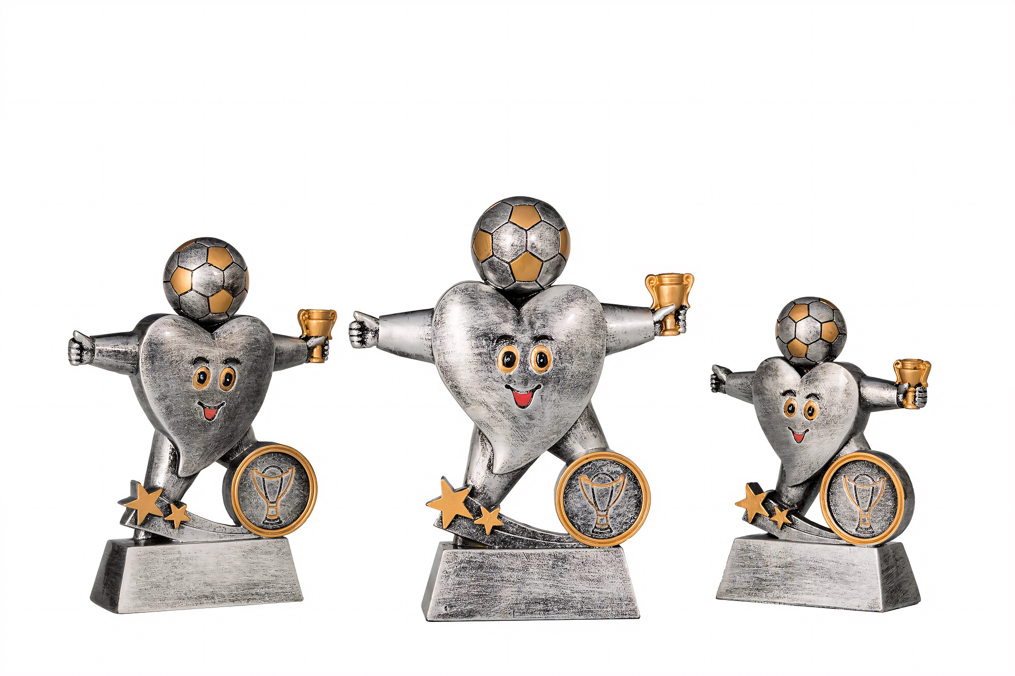 Trophäe Katarina 10,9 cm Gold-Silber